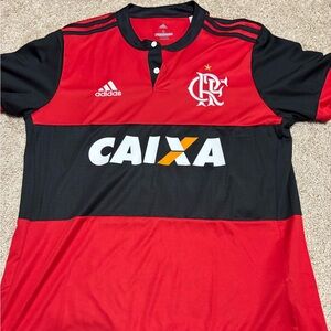 Adidas Flamengo soccer club jersey and Black